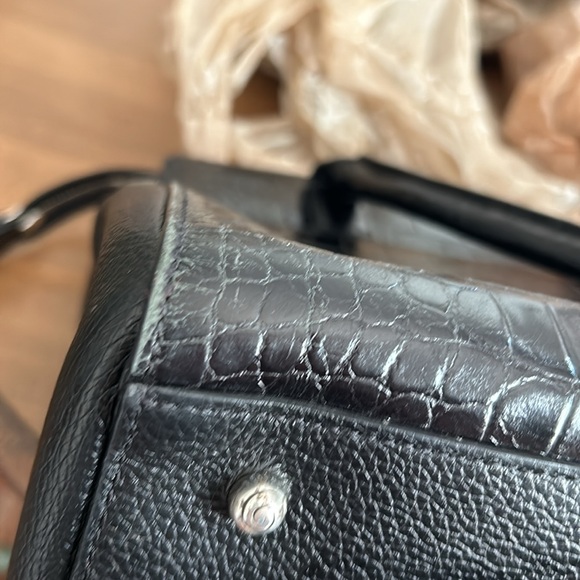 Brighton large black leather purse. Has pockets & compartments. Used but good. - Picture 13 of 14